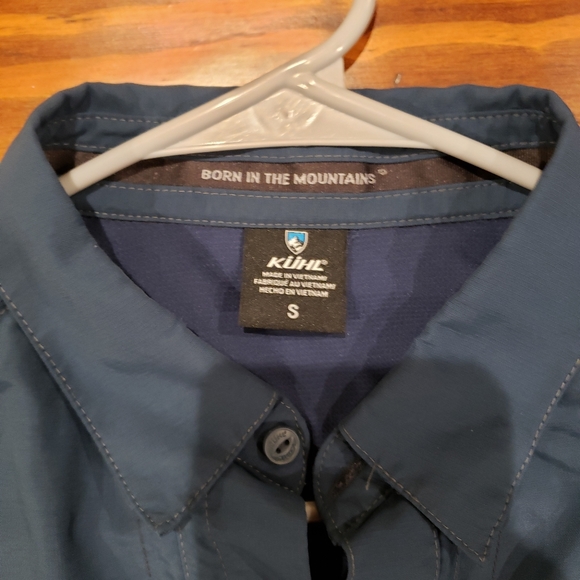 Kuhl Invoke L/S Button Up Pirate Blue, Size Small - Picture 5 of 11